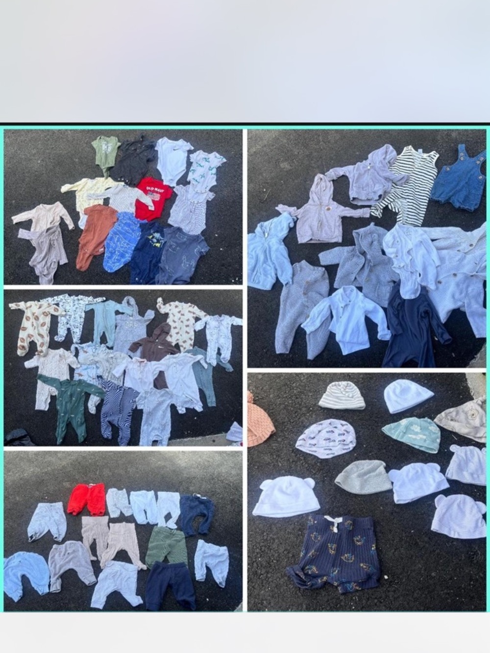 Huge Newborn Baby Clothes Bundle Lot size 0-6 month